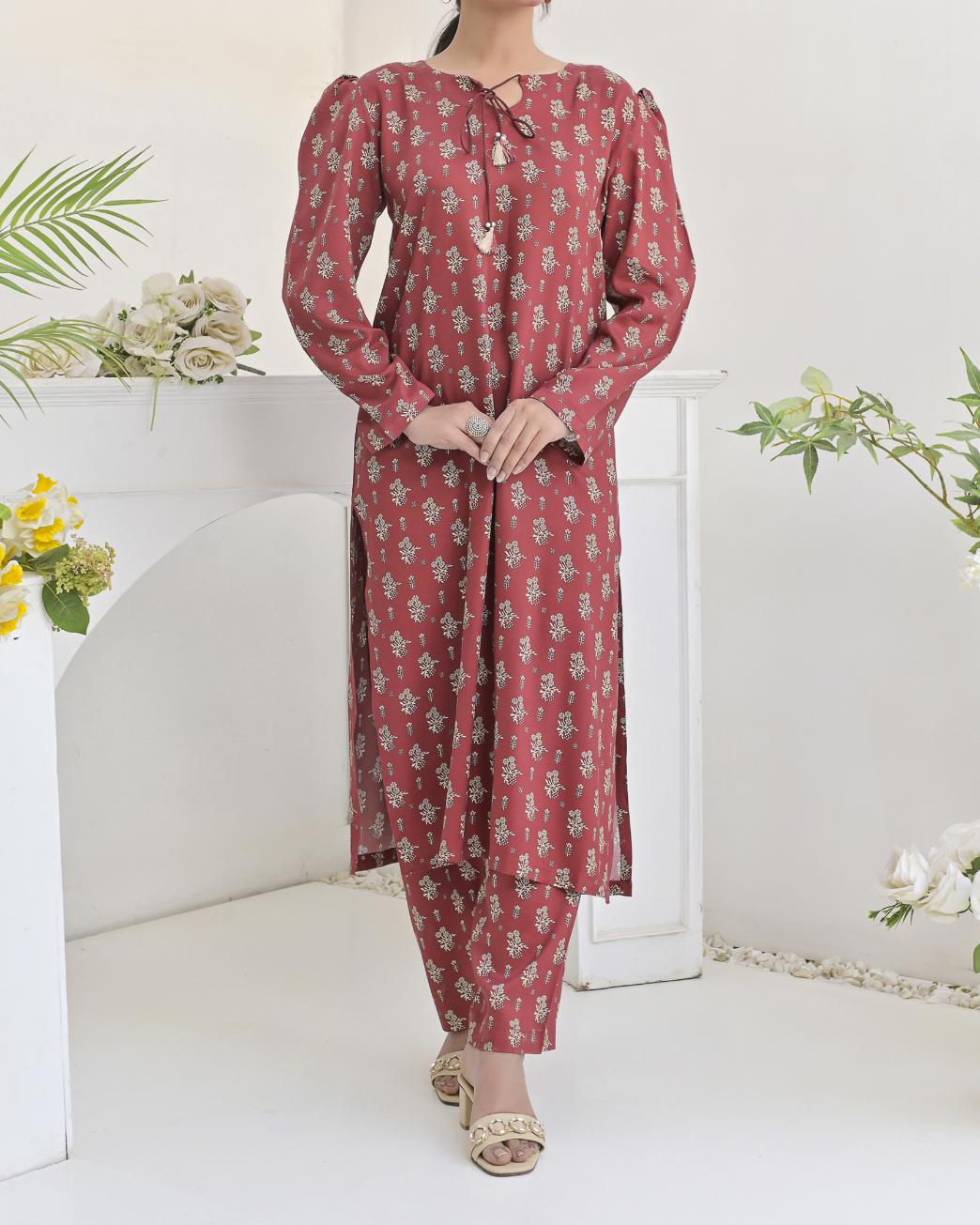 printed 2pc - 79271 maroon21