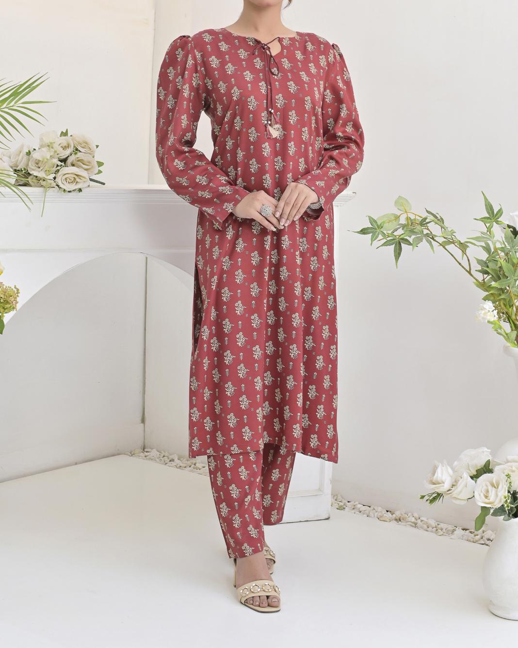 printed 2pc - 79271 maroon21
