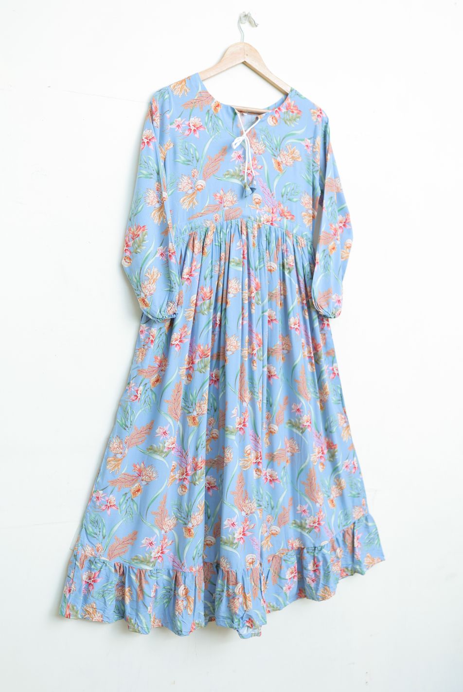 linen maxi 10168 sky0122