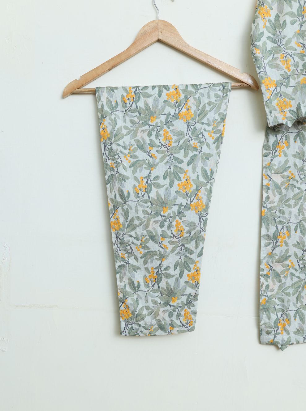 Lawn 2pc set-78756 leafyell