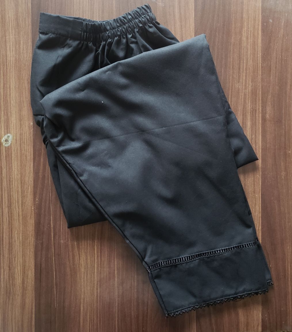 cotton shalwar 02black
