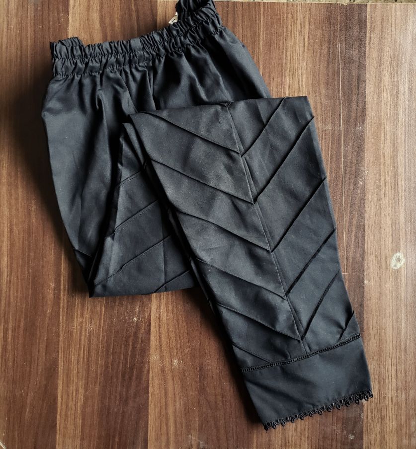 cotton pants 140 black
