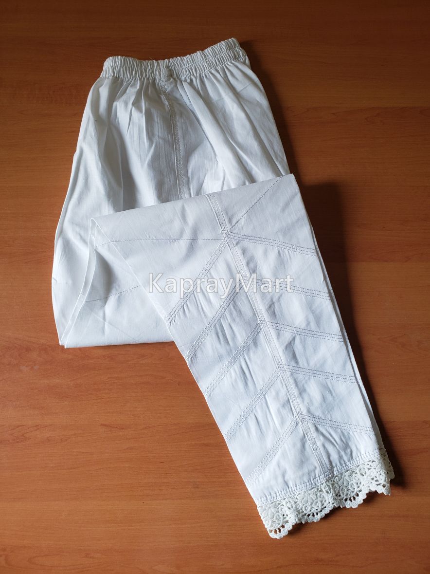 cotton pants 5562 white