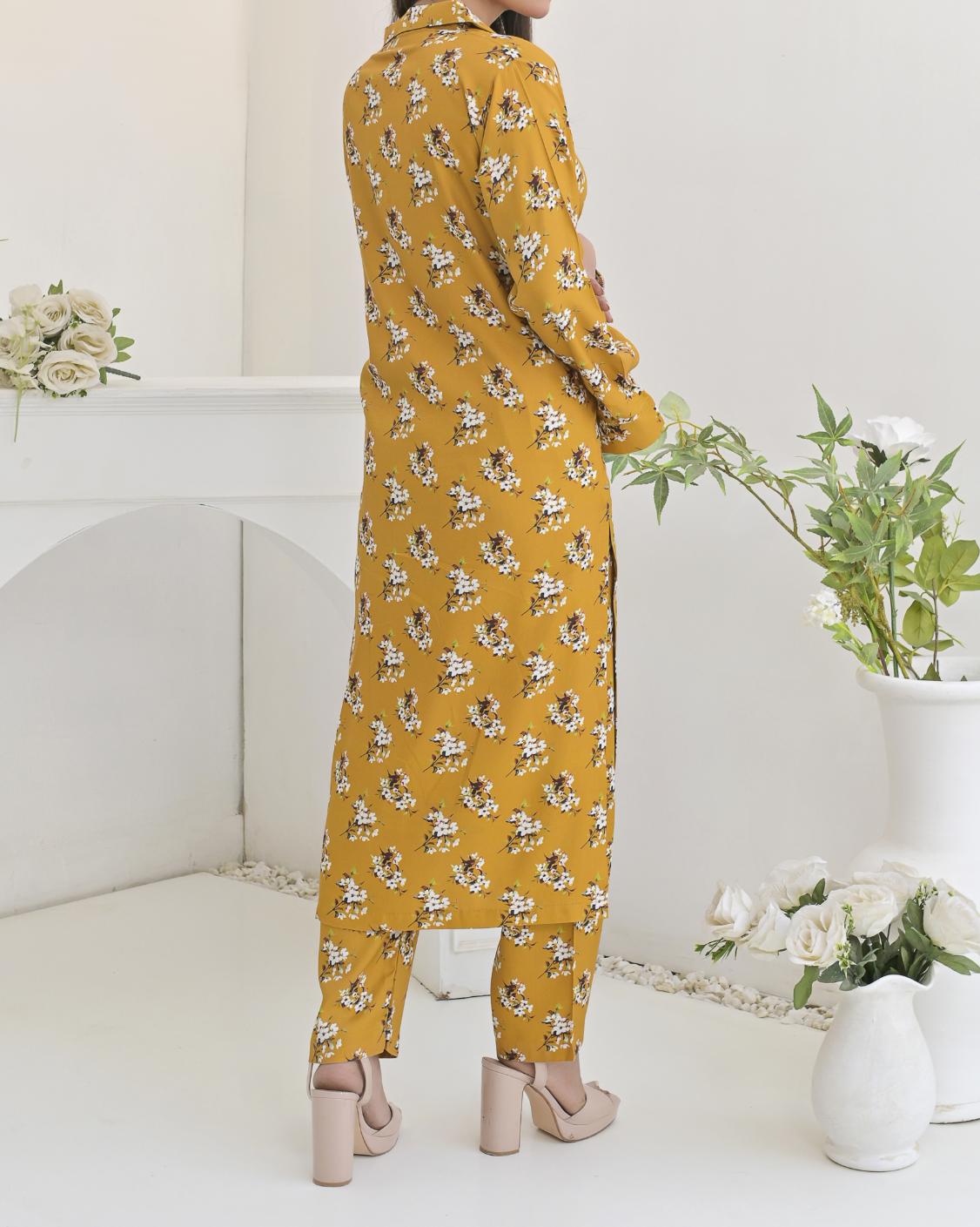 printed 2pc - 79276 mustard