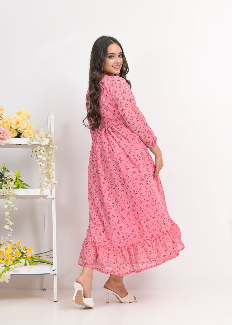 chiffon maxi 10155 pink223