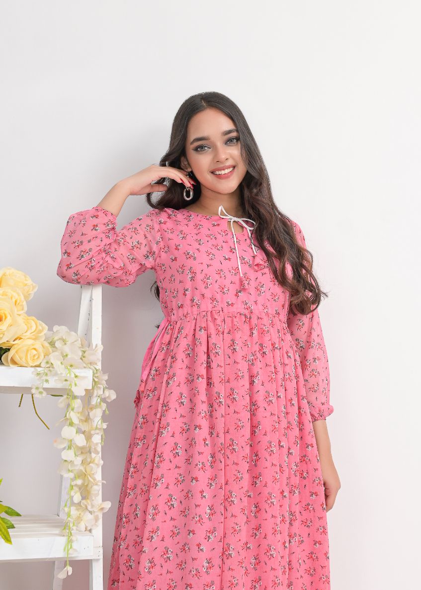 chiffon maxi 10155 pink223