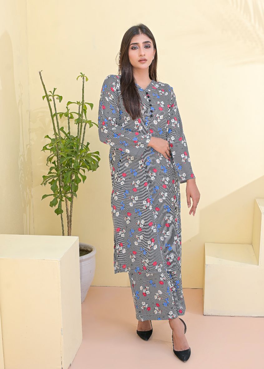 Cotton 2pc set-78902 linesFloral