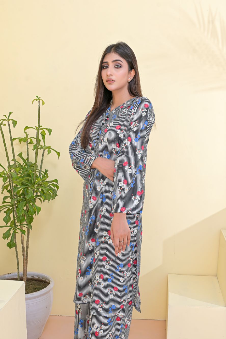 Cotton 2pc set-78902 linesFloral