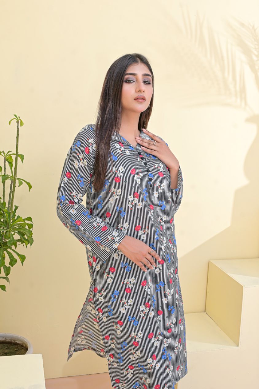 Cotton 2pc set-78902 linesFloral