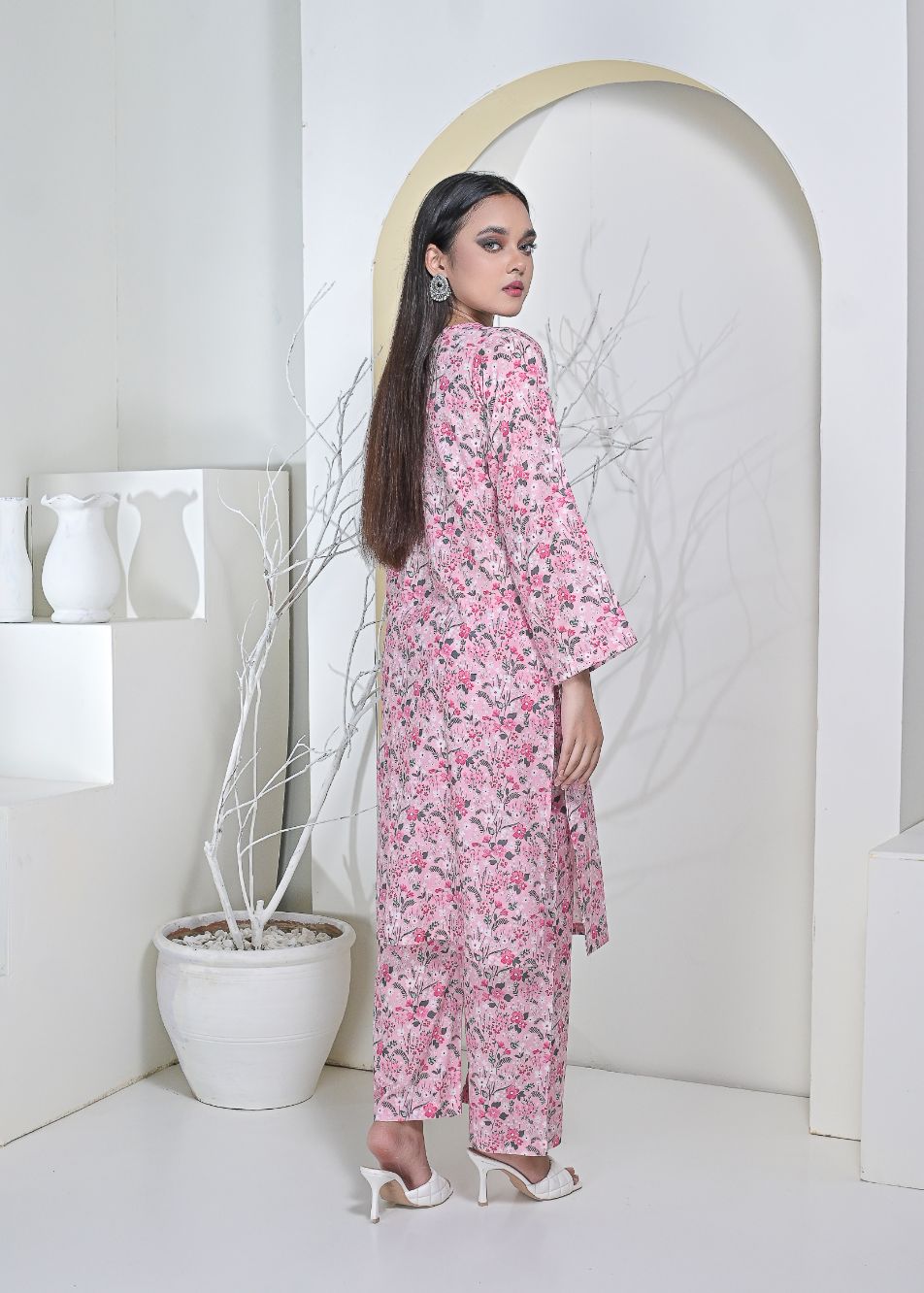 Cotton 2pc set-79005 pinkWC