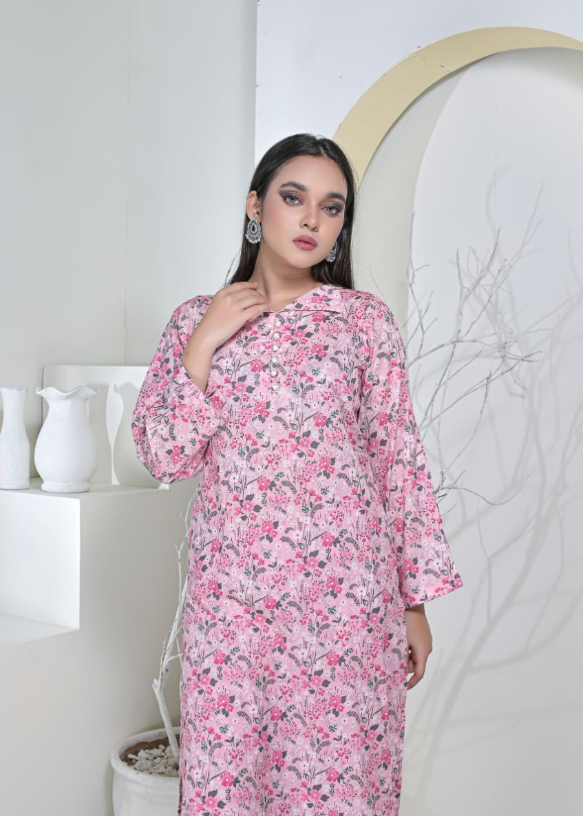Cotton 2pc set-79005 pinkWC