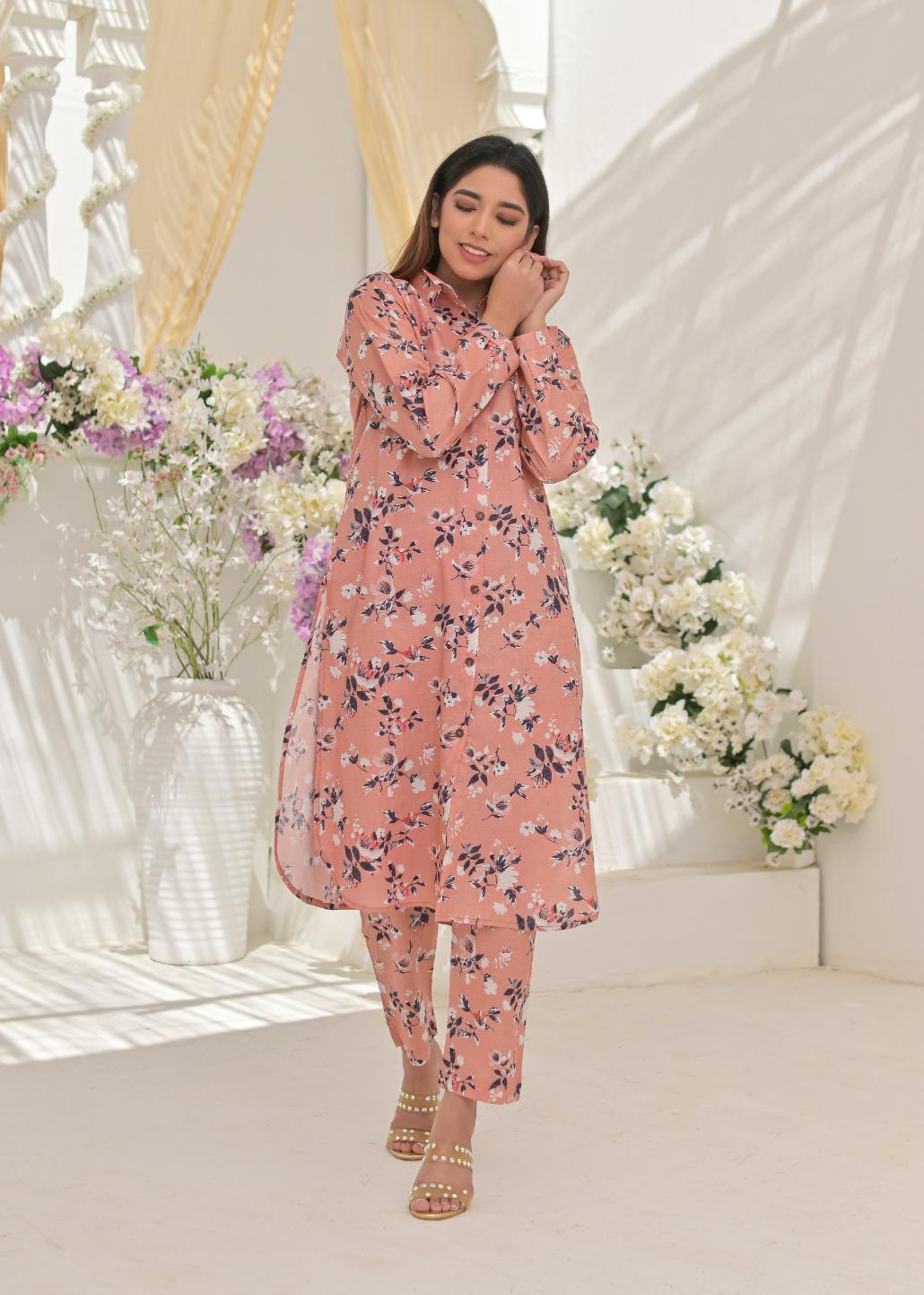Cotton lawn 79310 teaPinkFO