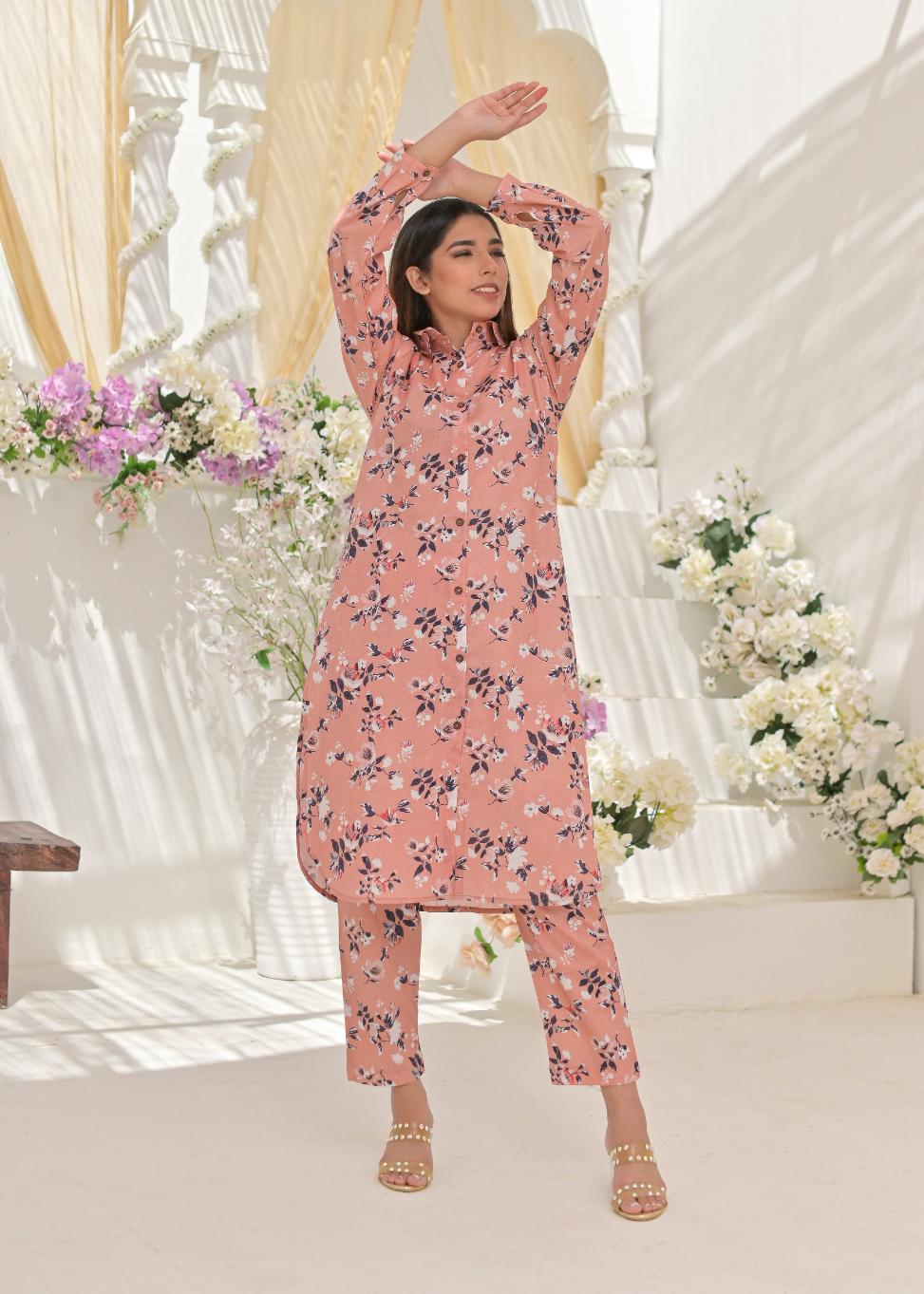 Cotton lawn 79310 teaPinkFO