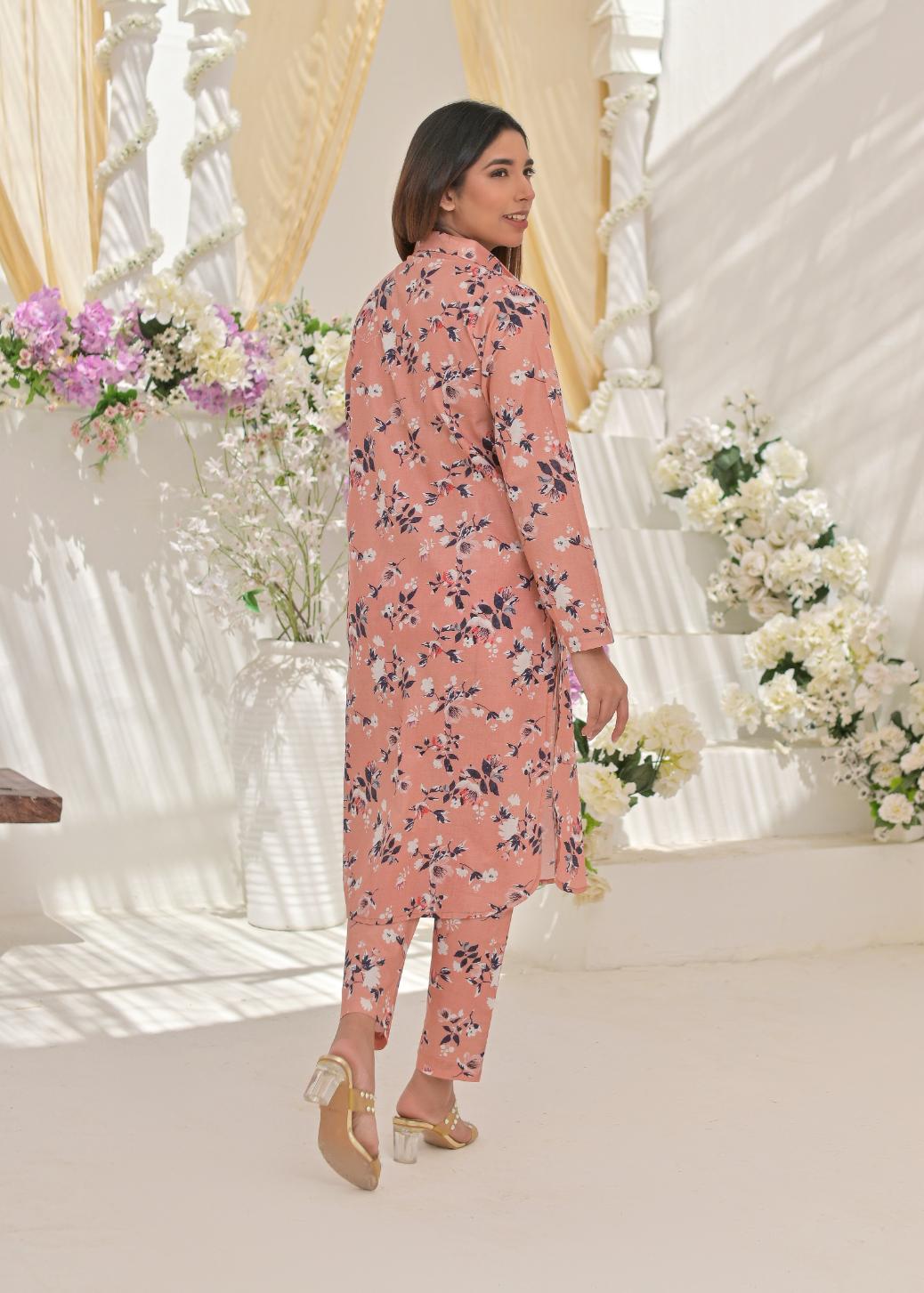 Cotton lawn 79310 teaPinkFO