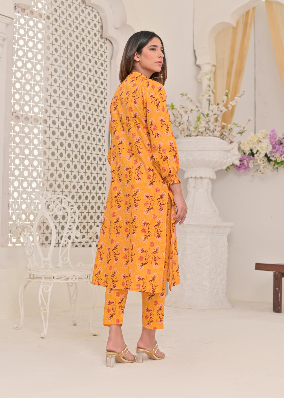 Lawn printed 79313 mustard3
