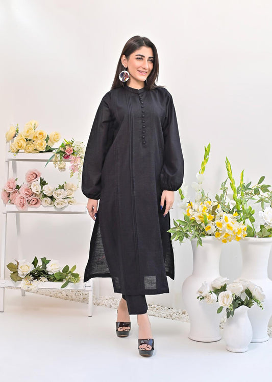 khaddar 2pc -79251 black