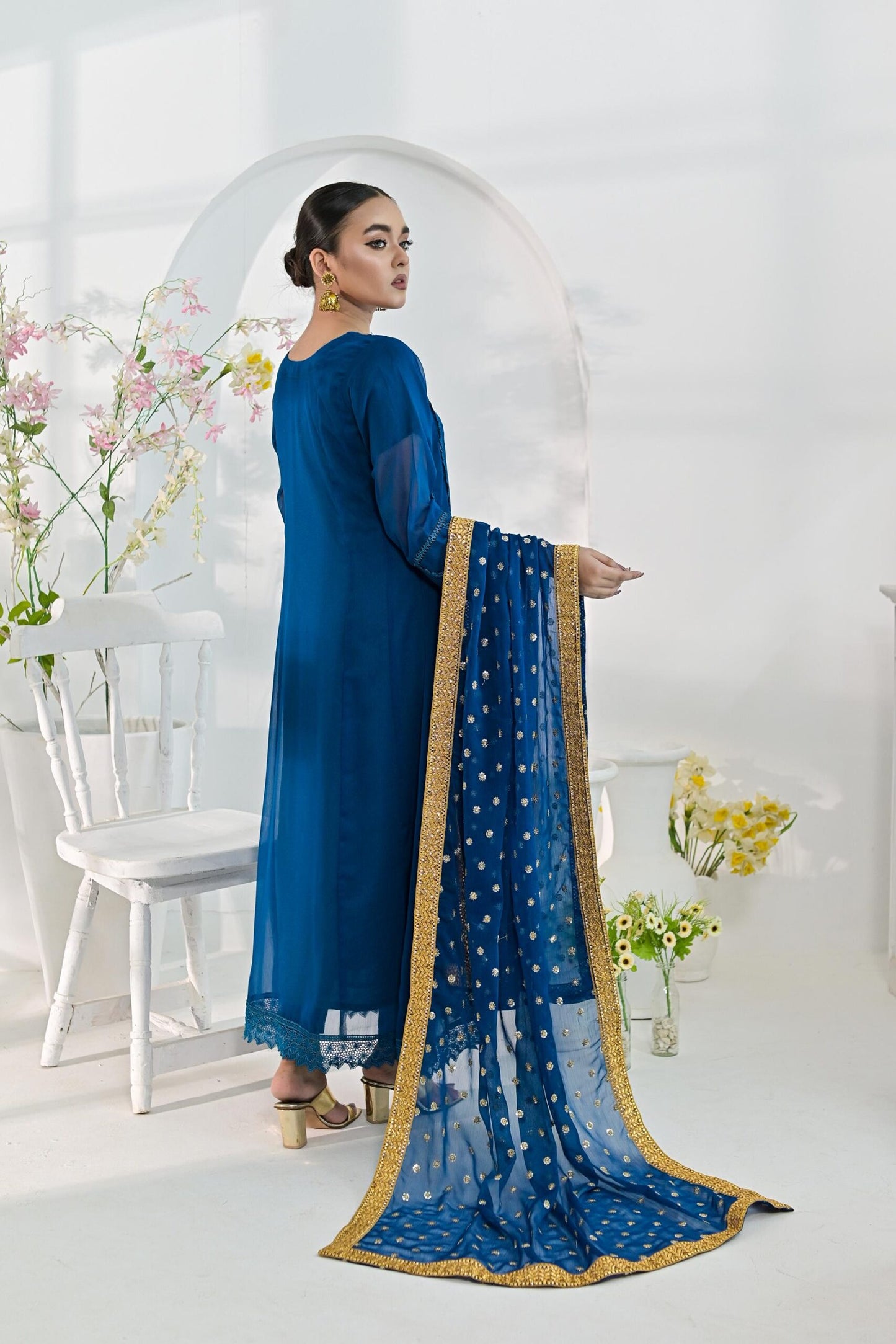 Chiffon emb zinc 705