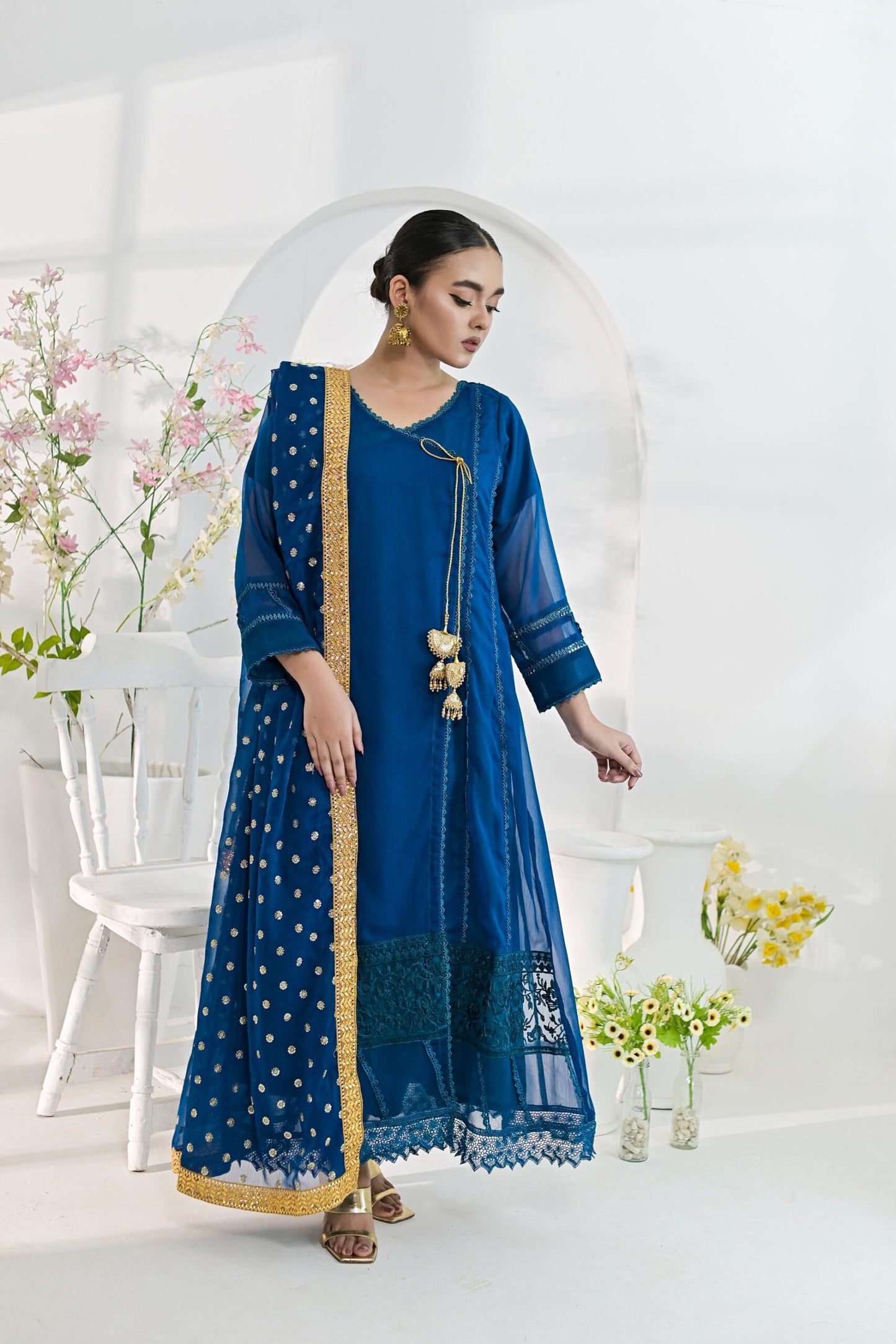 Chiffon emb zinc 705