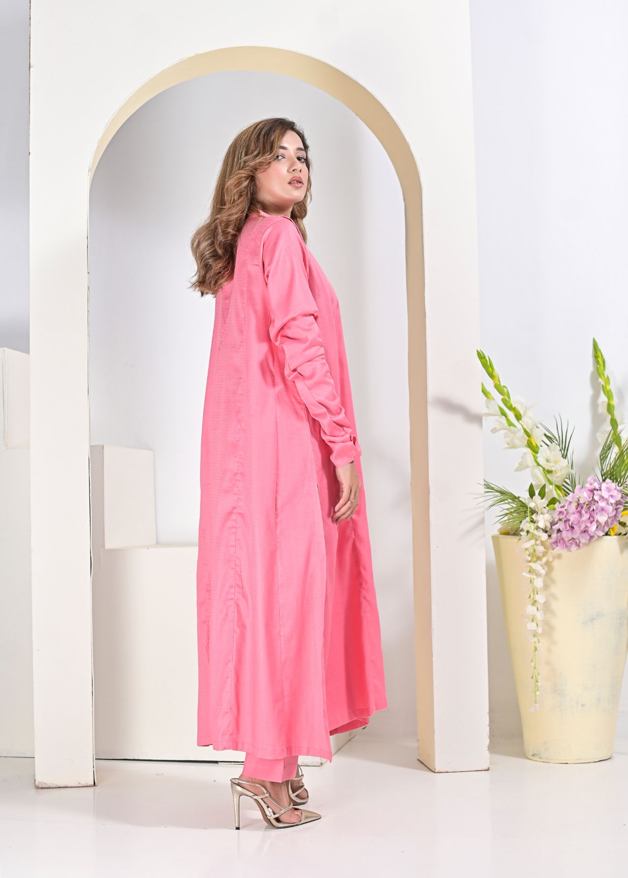 jacquard 2pc - Pink 79035
