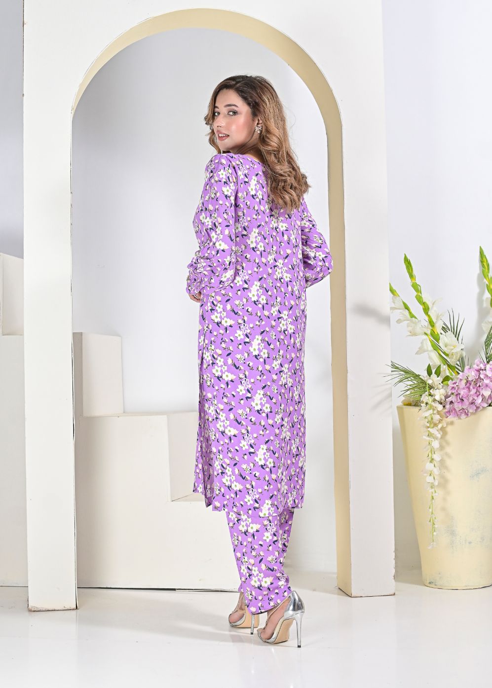Linen 2pc set- pplwhite 79039
