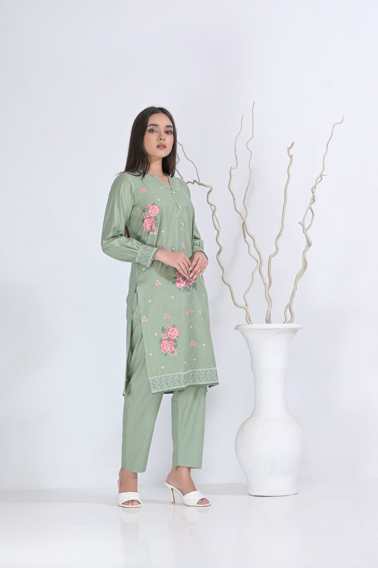 cotton Emb 2pc 1951 PistaGree