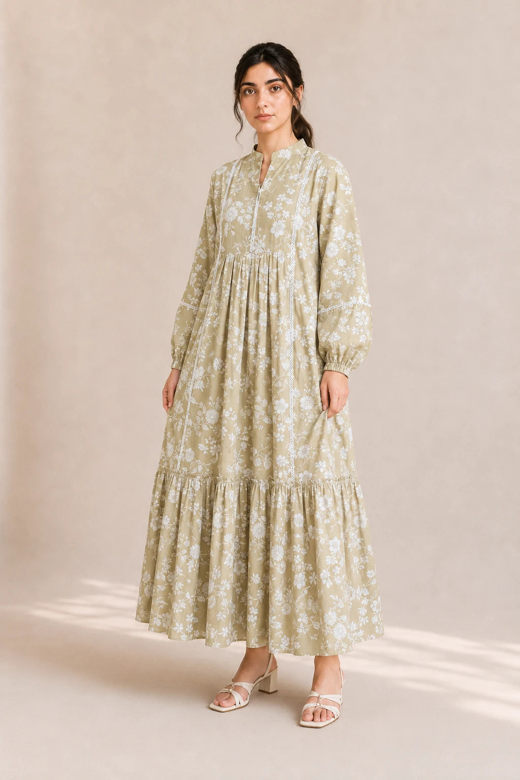 cotton frock 484106 Citrus Green