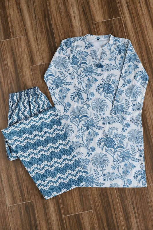 Cotton 2pc set 466156 bluepassion