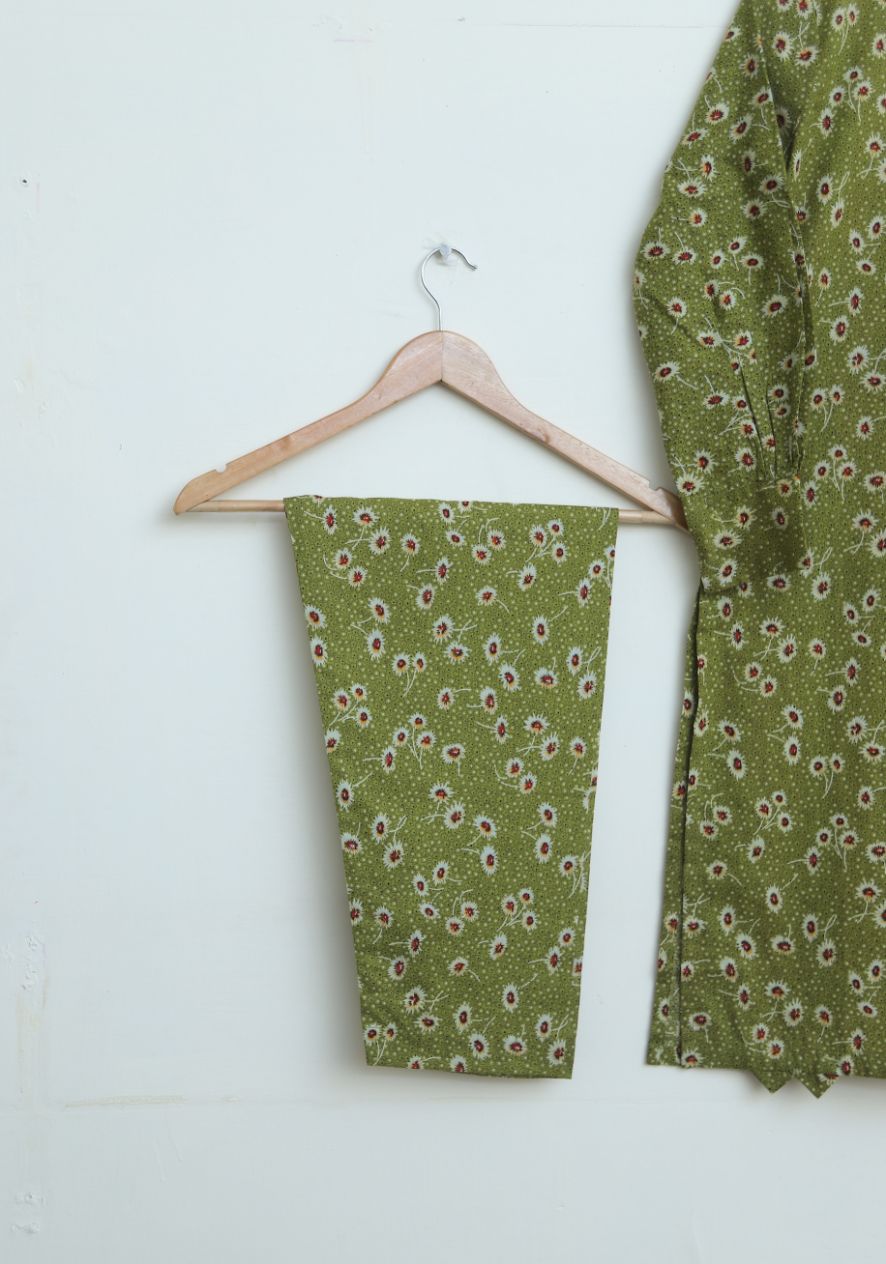 Lawn 2pc set- 78696 limgreen