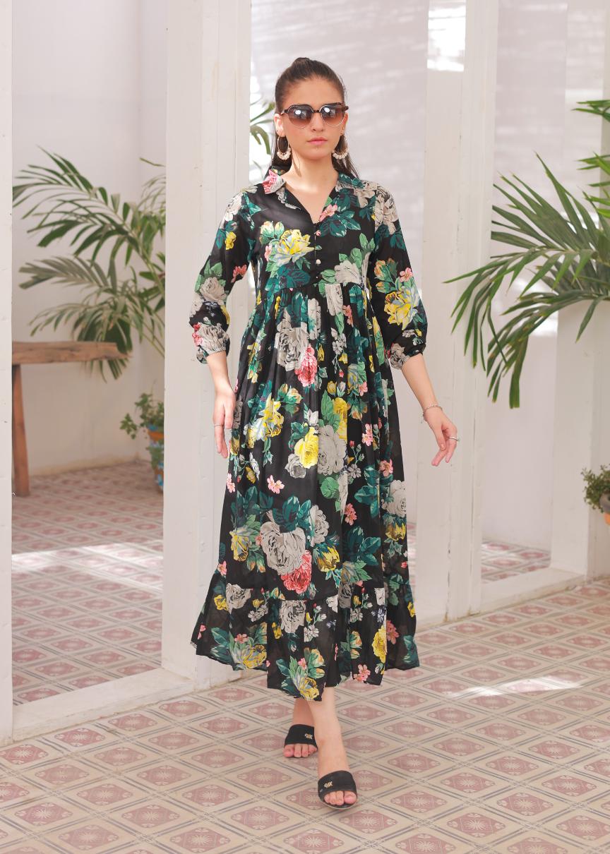 linen frock 79850 Shadow Bloom