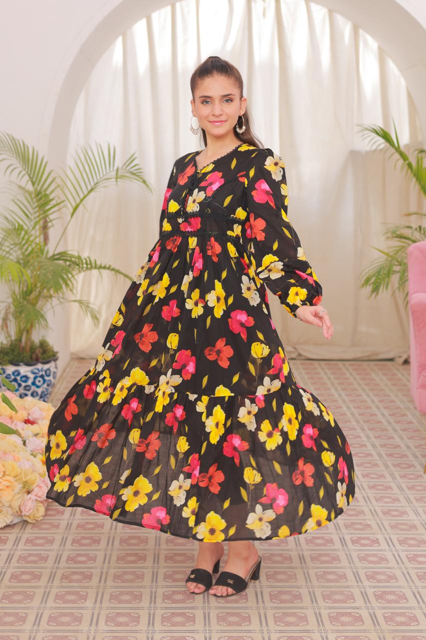 lawn frock 79739 Noir Enchanté