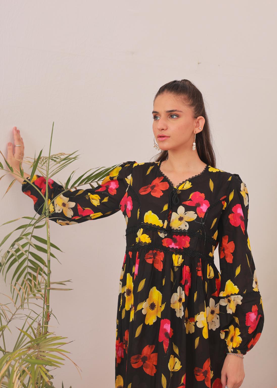 lawn frock 79739 Noir Enchanté