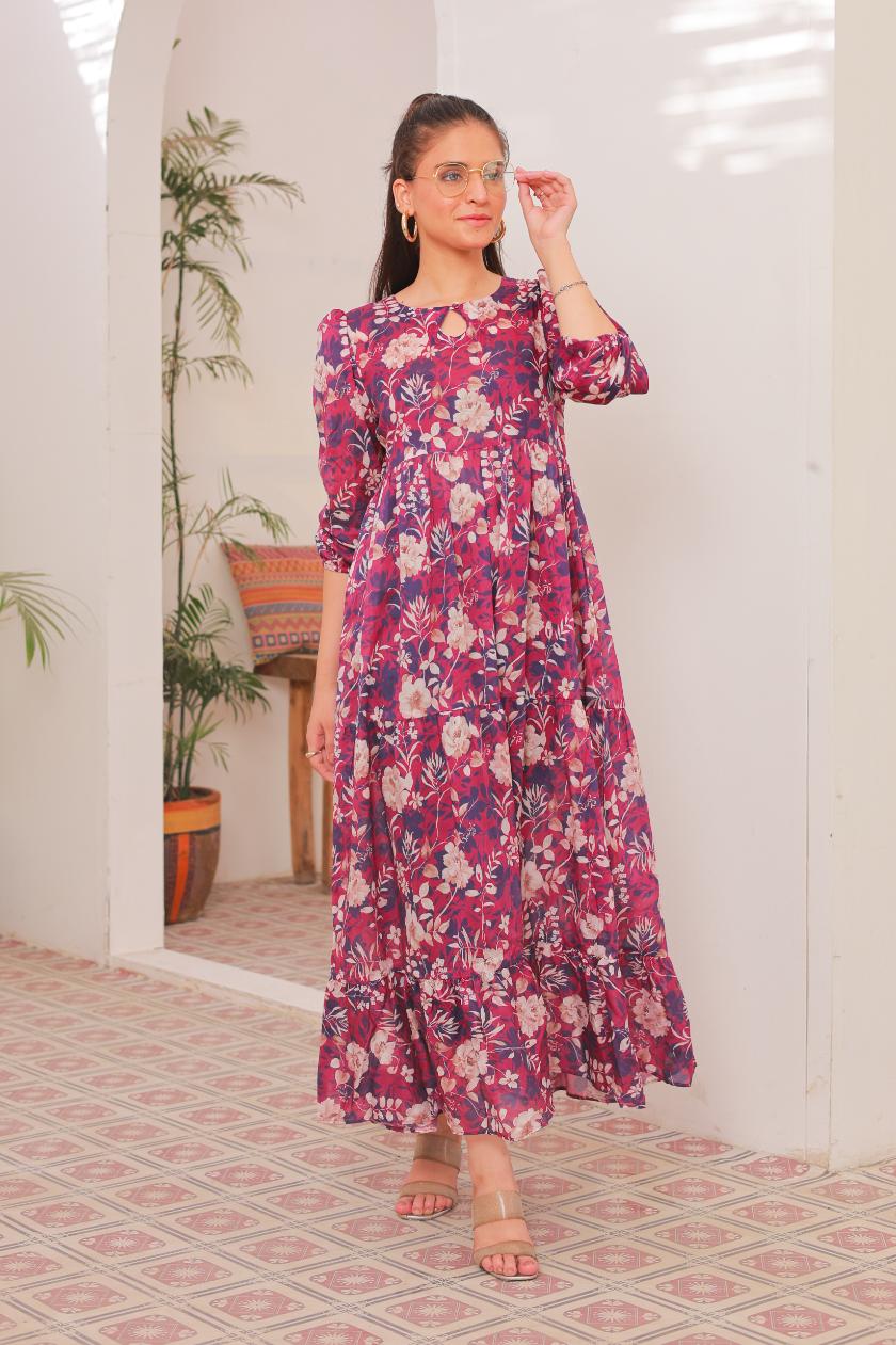 lawn frock 79744 Iris Dusk