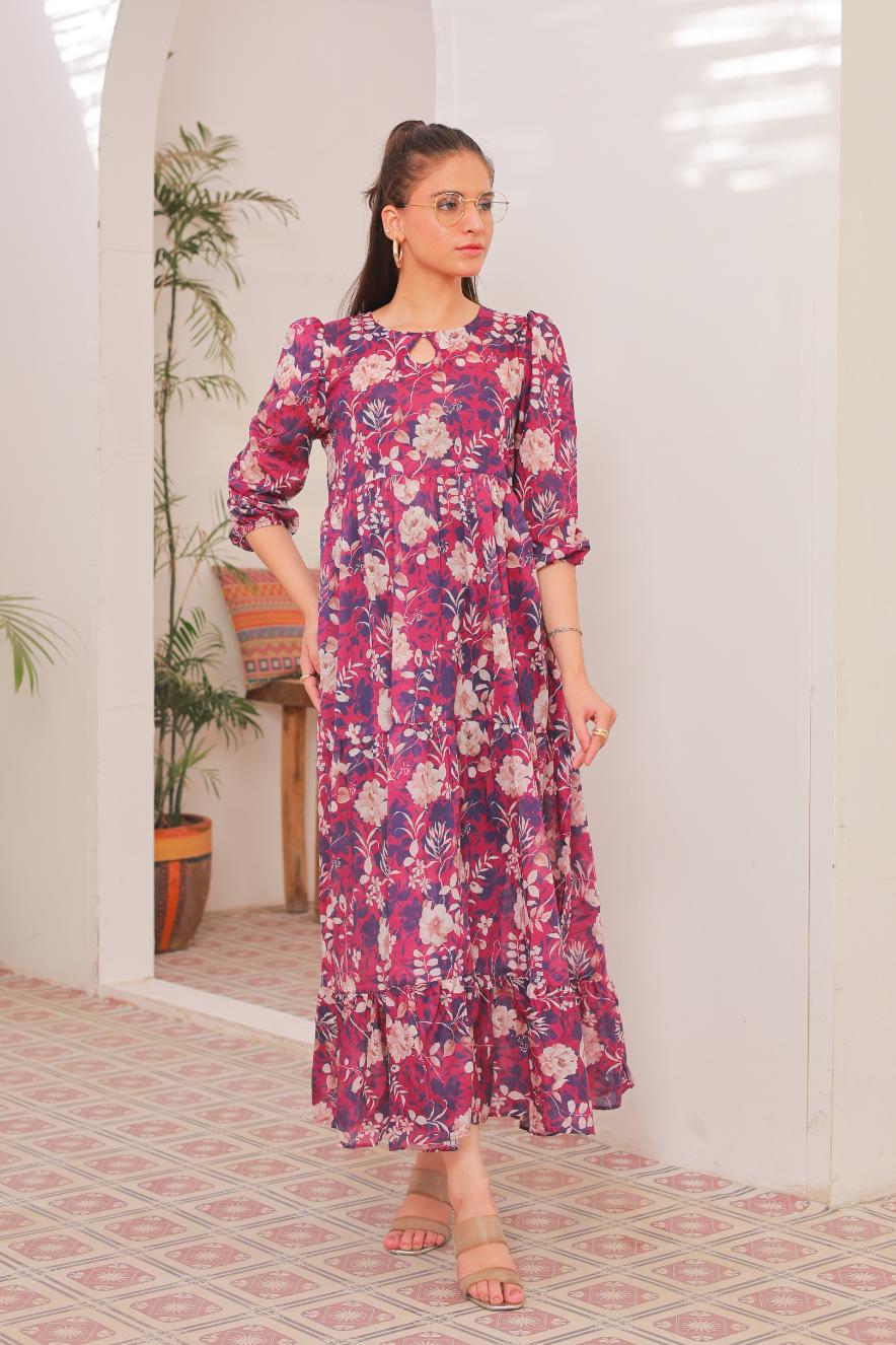 lawn frock 79744 Iris Dusk