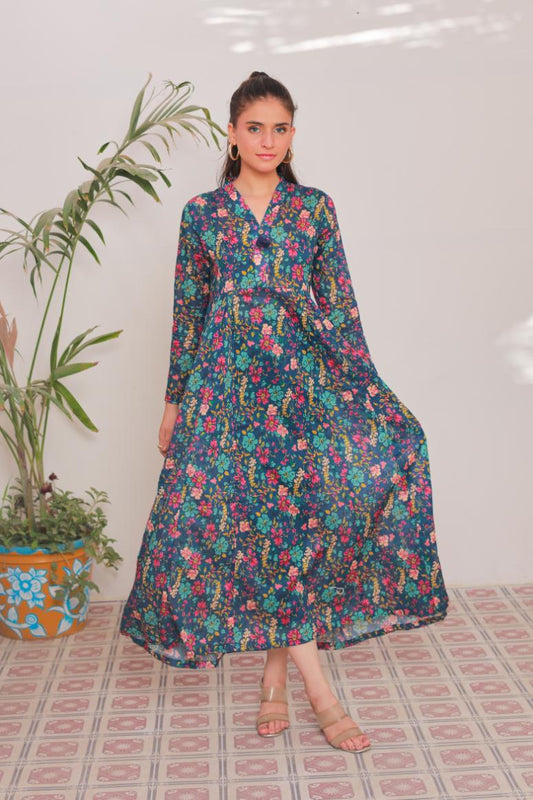 lawn frock 79742 Starlit Blue
