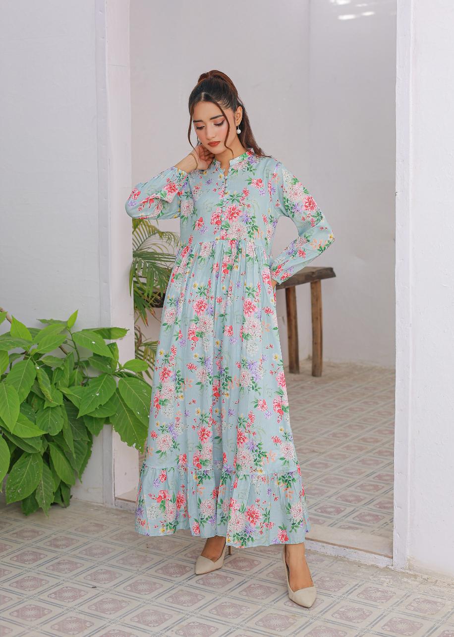 cambric frock 81025 Sky Glow