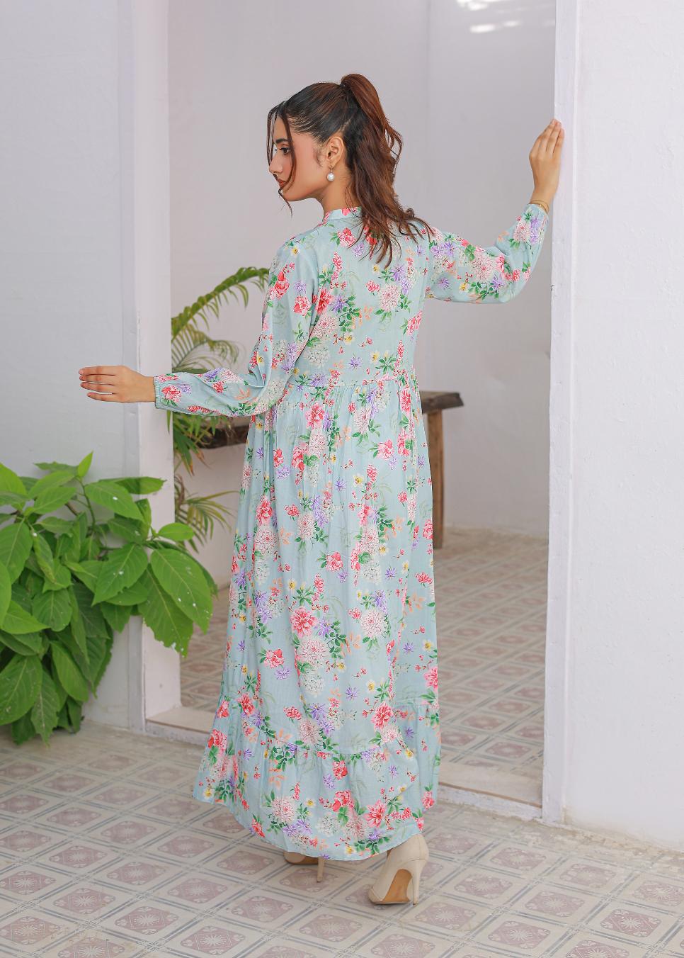 cambric frock 81025 Sky Glow