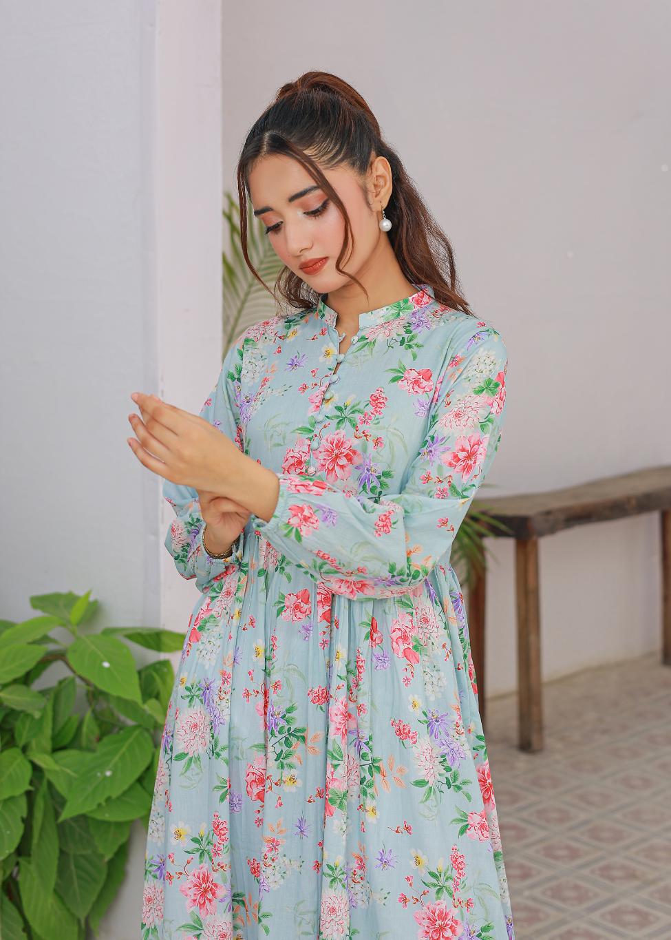 cambric frock 81025 Sky Glow