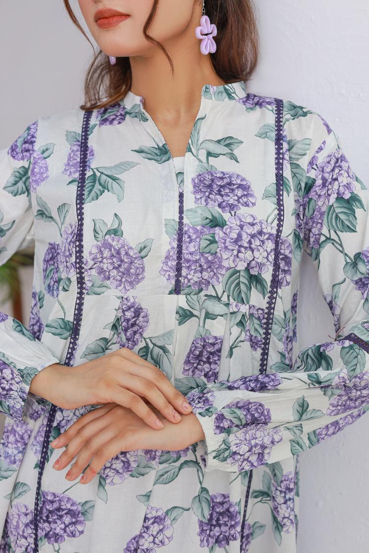 cotton frock 81020 Lilac Breeze