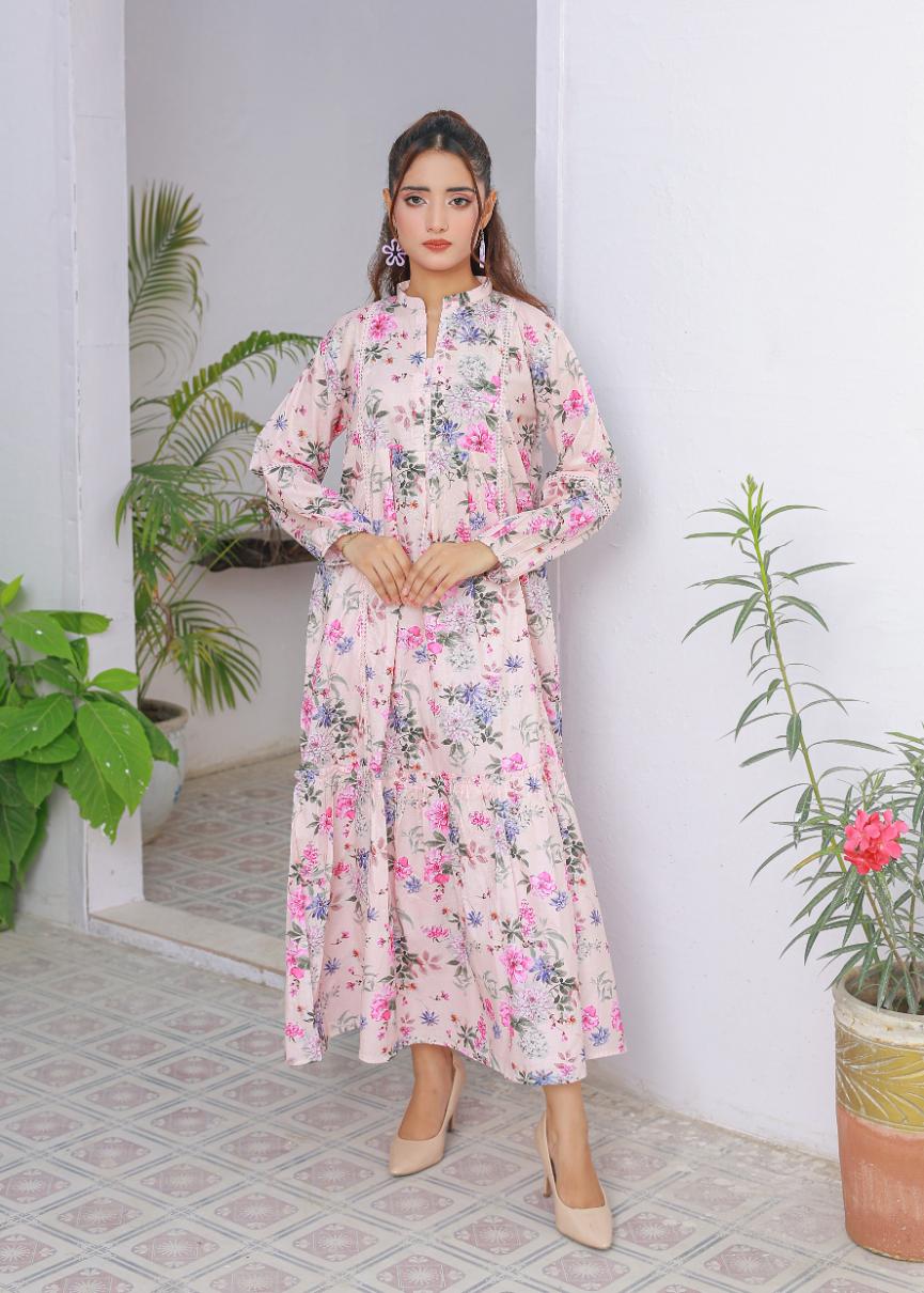 cambric frock 81022 Pink Aura