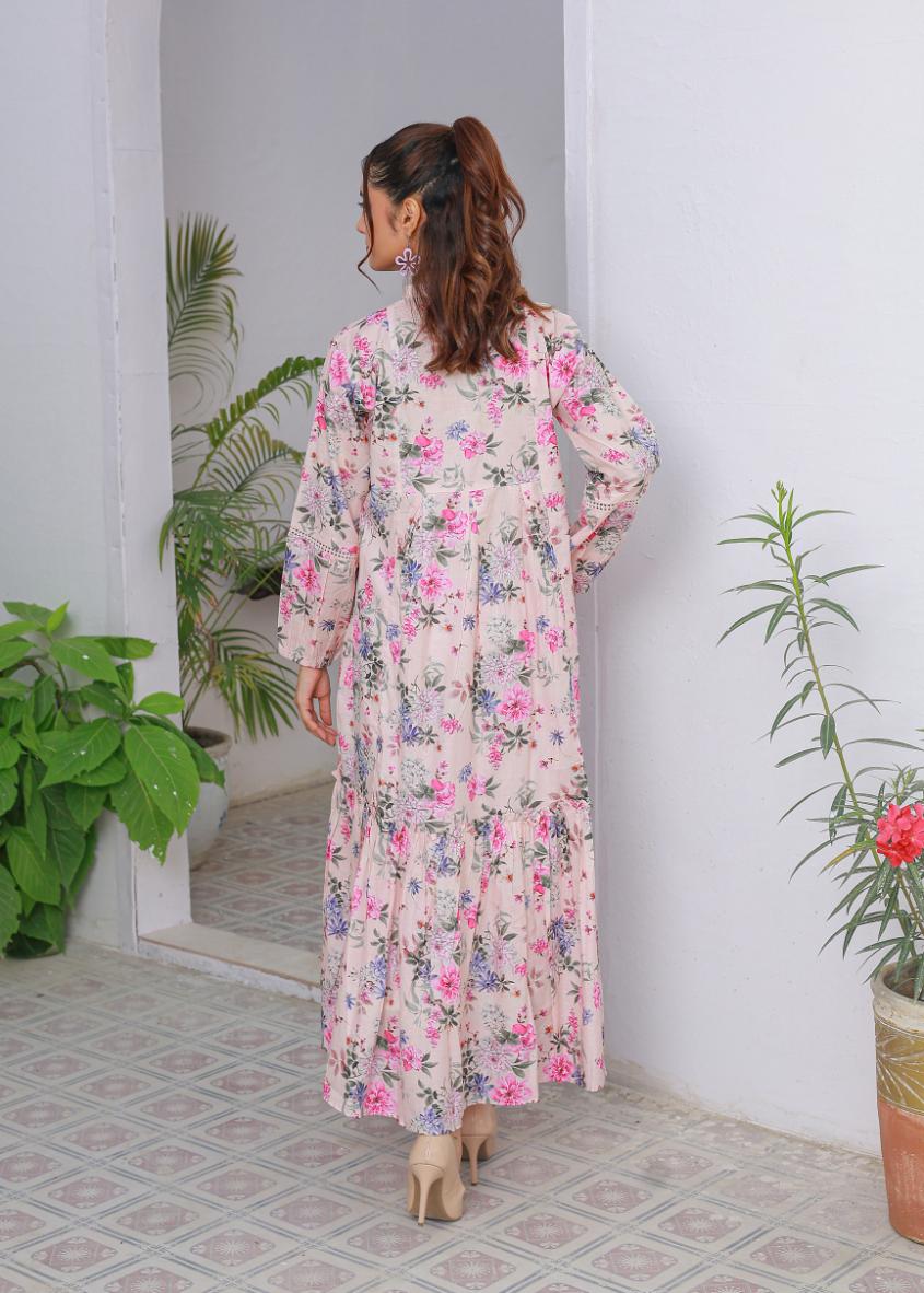 cambric frock 81022 Pink Aura