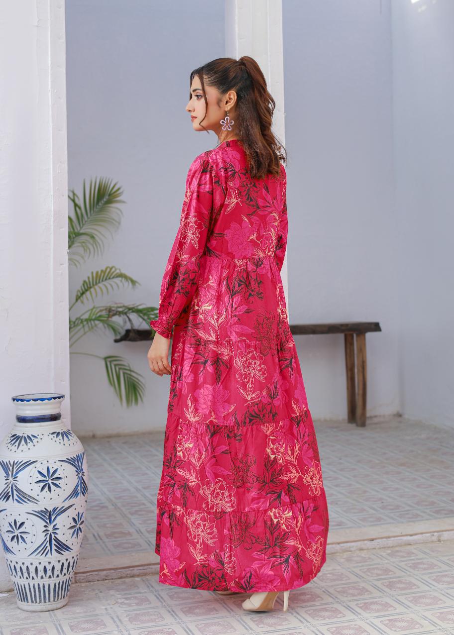cambric frock 81023 Ruby Glow
