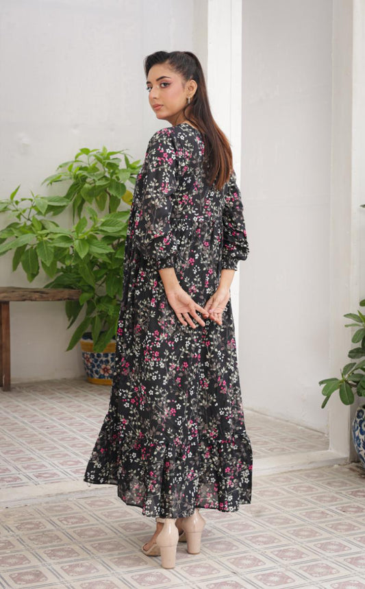 lawn frock 79752 Black Breeze