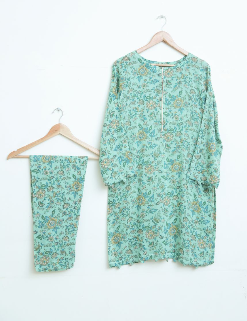 Lawn 2pc set- seagreen 78649