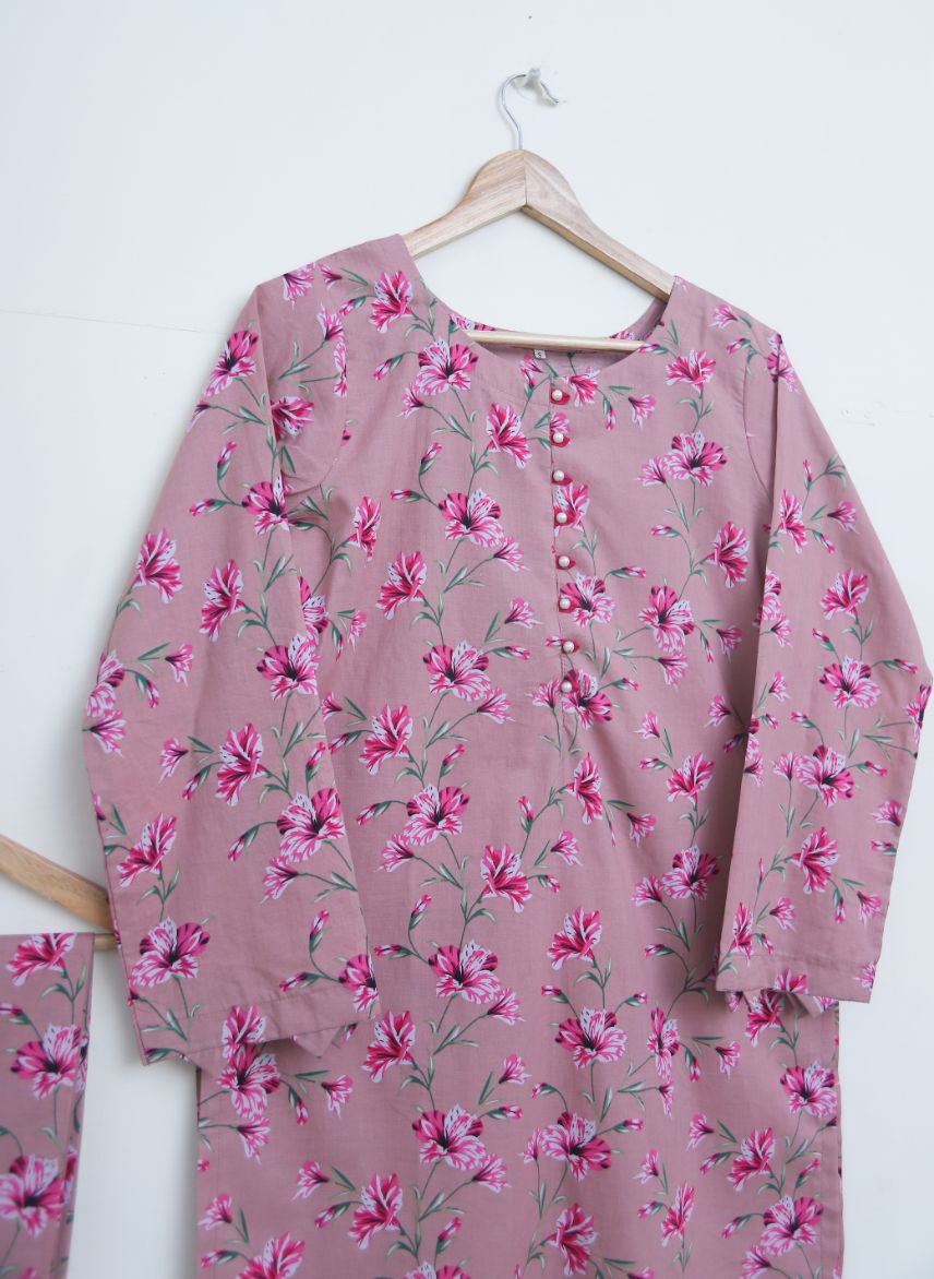 Lawn 2pc set- teaPink230
