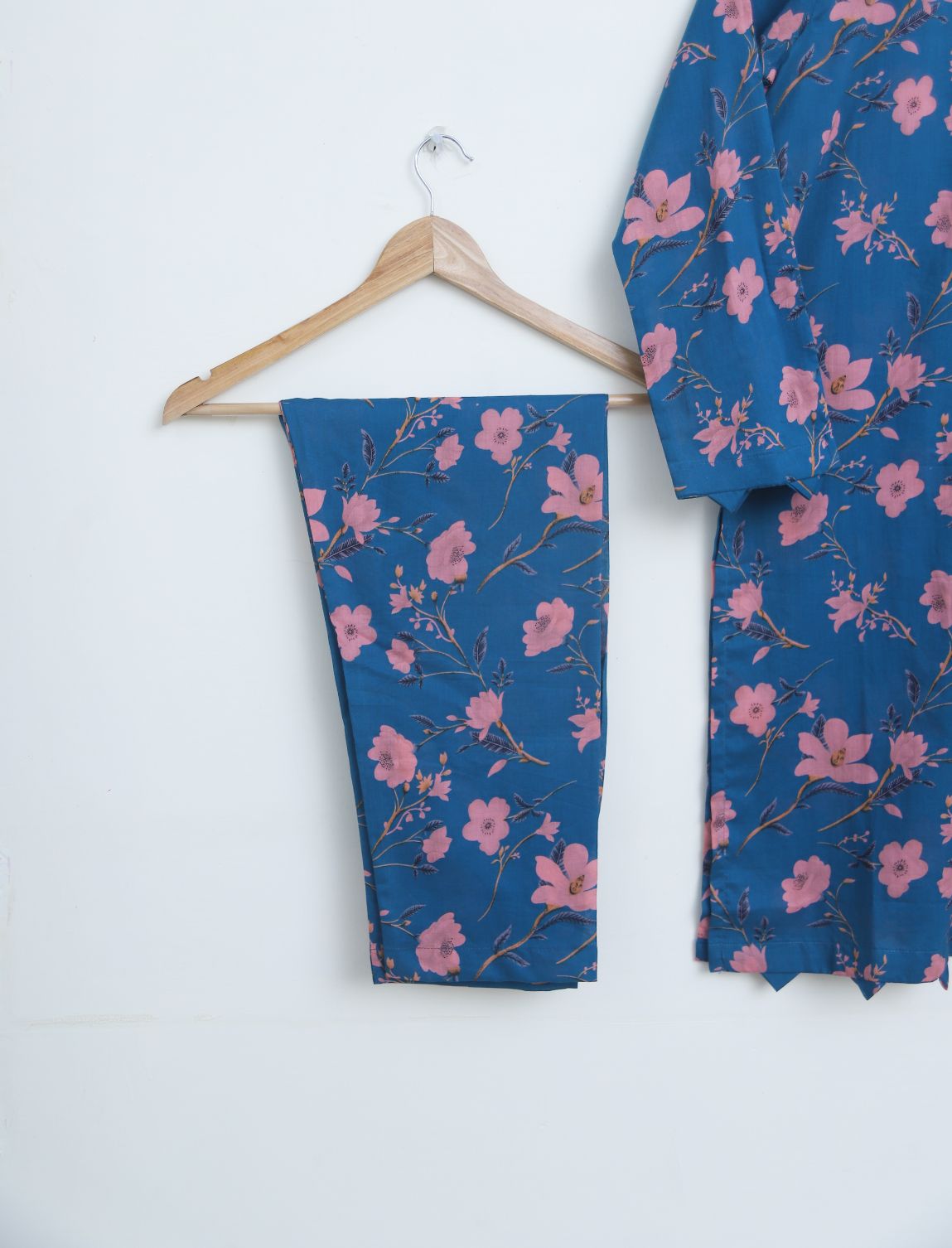 Lawn 2pc set- TorqbluPink