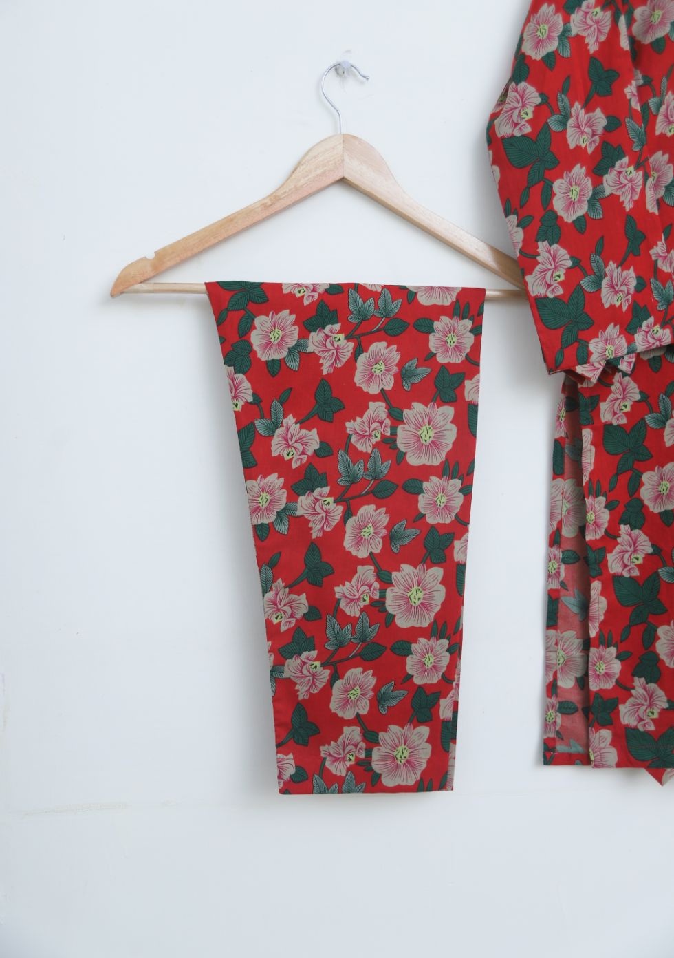 Lawn 2pc set- RedFlGreen