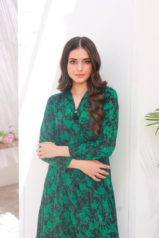 lawn frock 79719 GrBlack