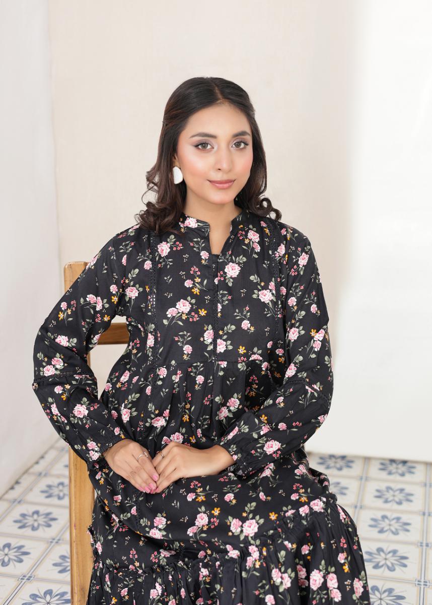 Linen frock 544550 Noir Garden