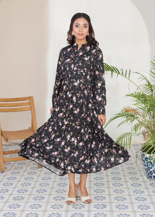 Linen frock 544550 Noir Garden