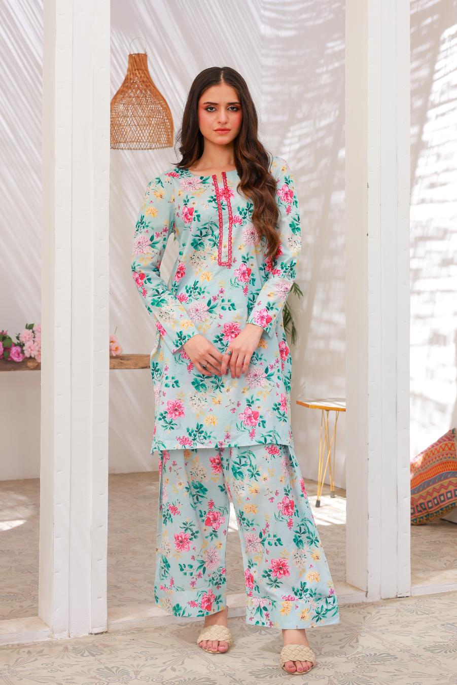 Printed Farsi shalwar set 79723